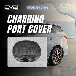 BYD M6 - Charging Port Cover [Carbon] 3