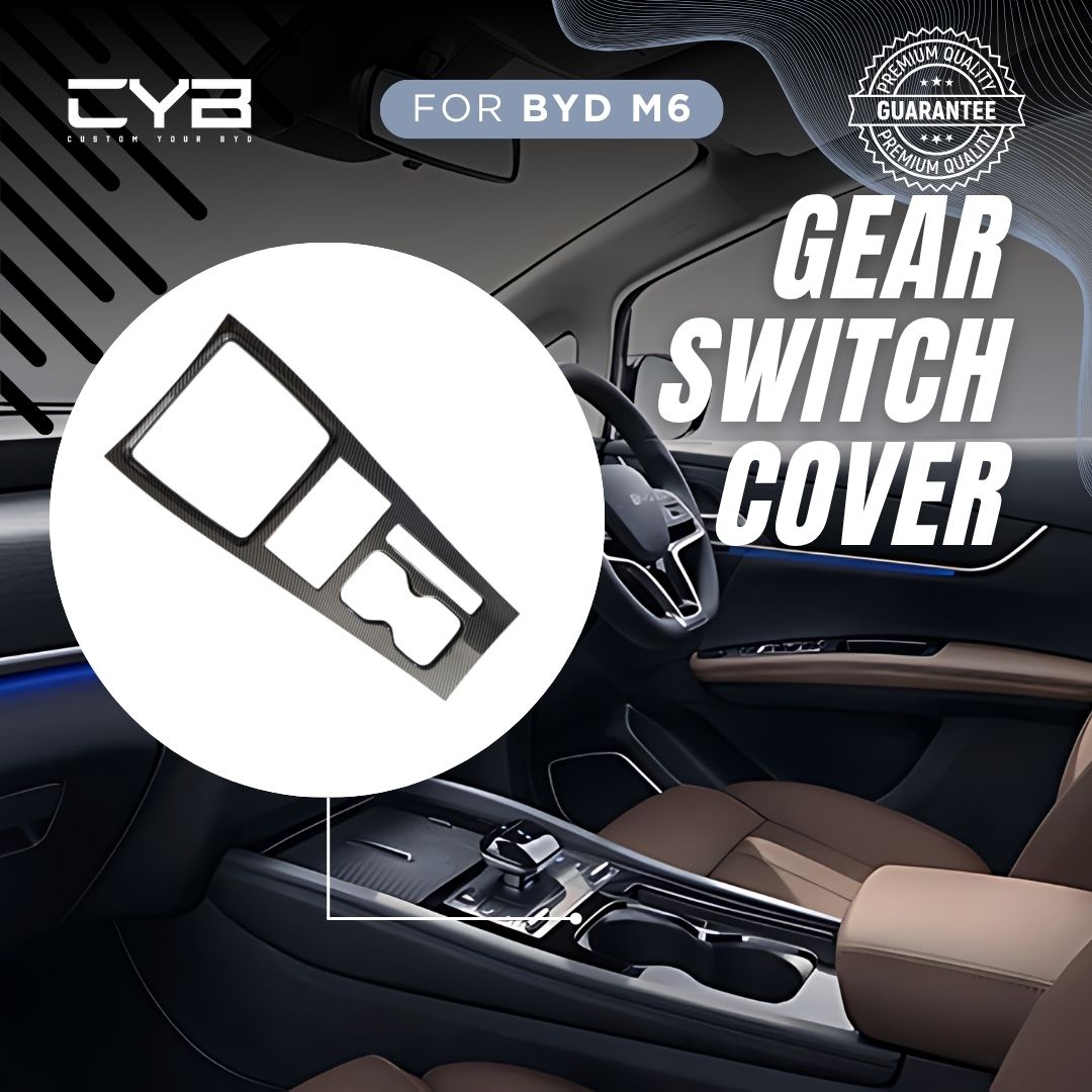 BYD M6 - Gear Switch Cover [Carbon] 4