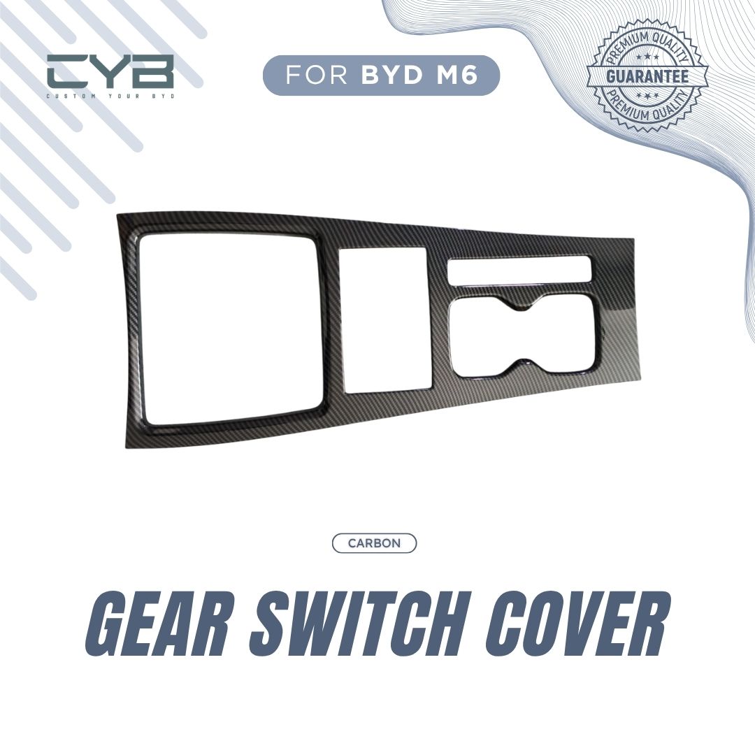 BYD M6 - Gear Switch Cover [Carbon] 2