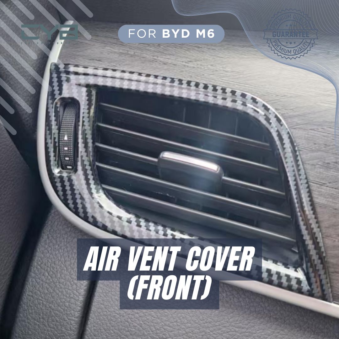 BYD M6 - Air Vent Cover [Front Carbon] 2