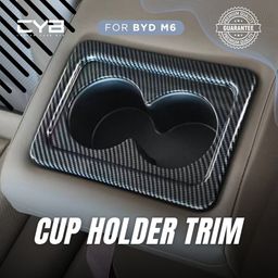 BYD M6 - Cup Holder Trim [Carbon] 3
