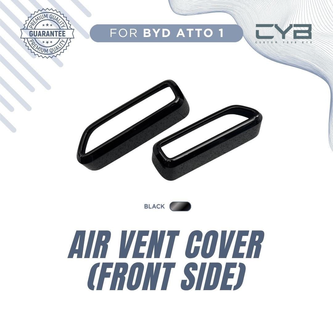 BYD Atto1 - Air Vent Cover [Hitam Front Side] 2