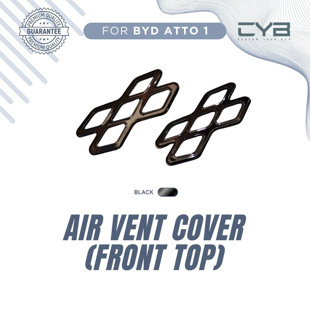 BYD Atto1 - Air Vent Cover [Front Top Hitam] 2