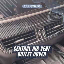 BYD M6 - Central Air Vent Outlet Cover [Carbon]