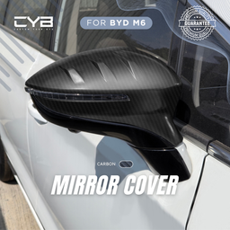 BYD M6 - Mirror Cover + kaki [Carbon + Kaki]