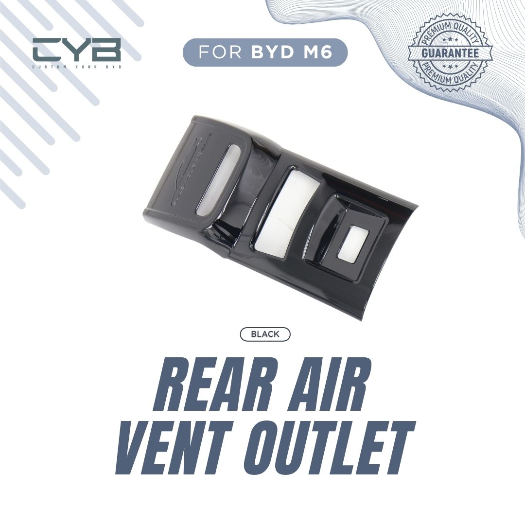 BYD M6 - Rear Air Vent Outlet Cover [Carbon] 2