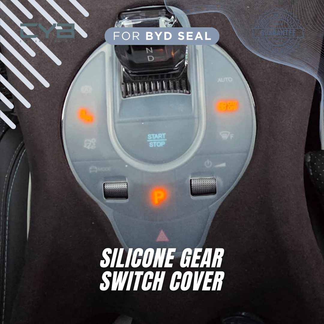 BYD Seal - Silicone Gear Switch Cover [Putih] 2