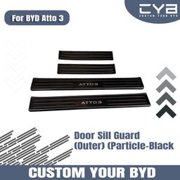BYD Atto3 - Door Sill Guard [Outter Hitam]