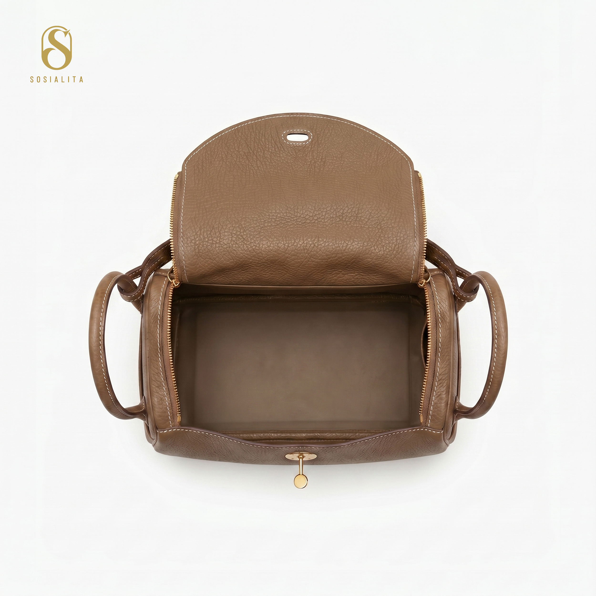 Sosialita Livora 26 GOLD Hardware Genuine Leather Bag Tas Kulit Asli Tas Wanita Tas Handbag Tas Selempang