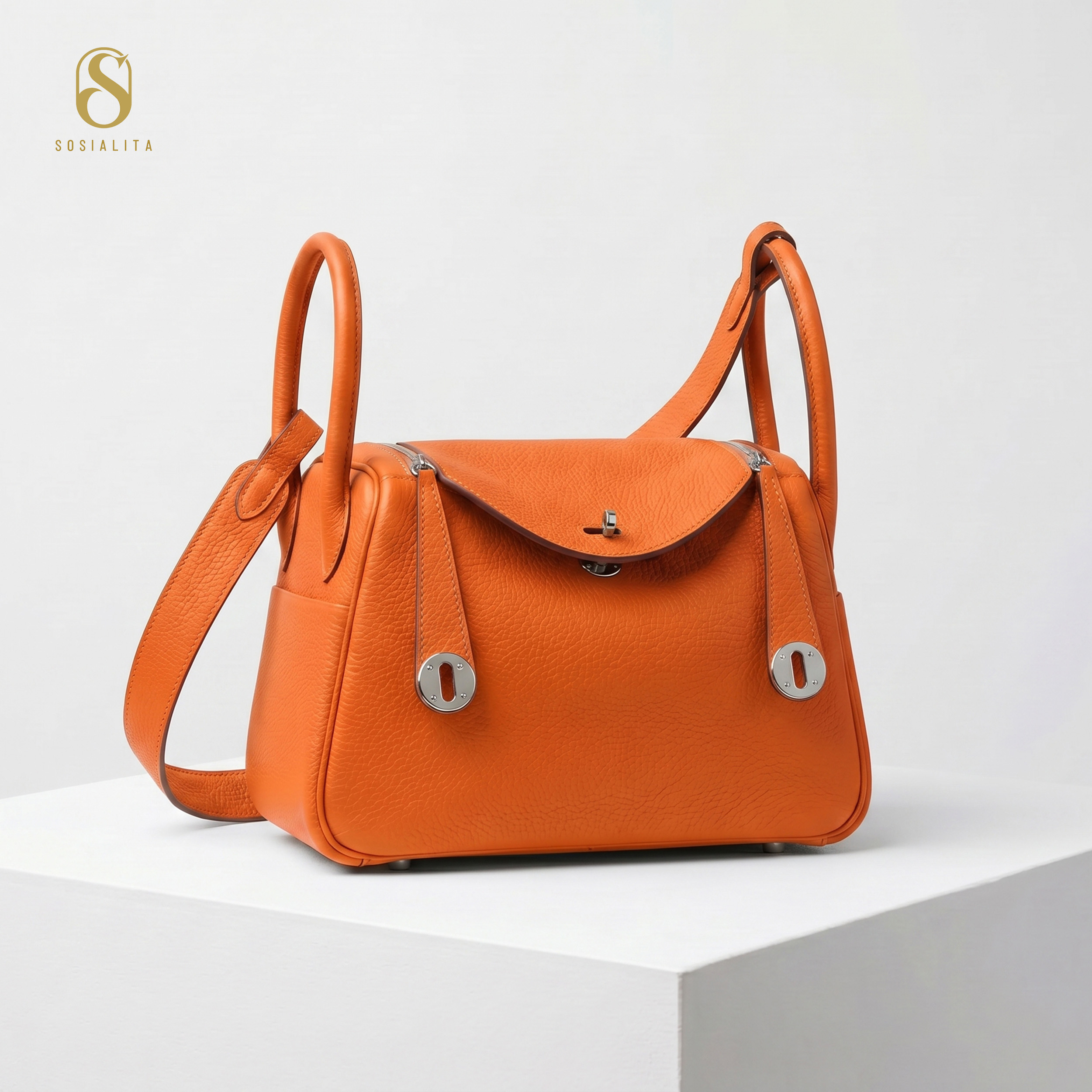 Livora 26 SILVER Hardware Genuine Leather Bag Tas Kulit Asli Tas Wanita Tas Bahu Shoulder Bag