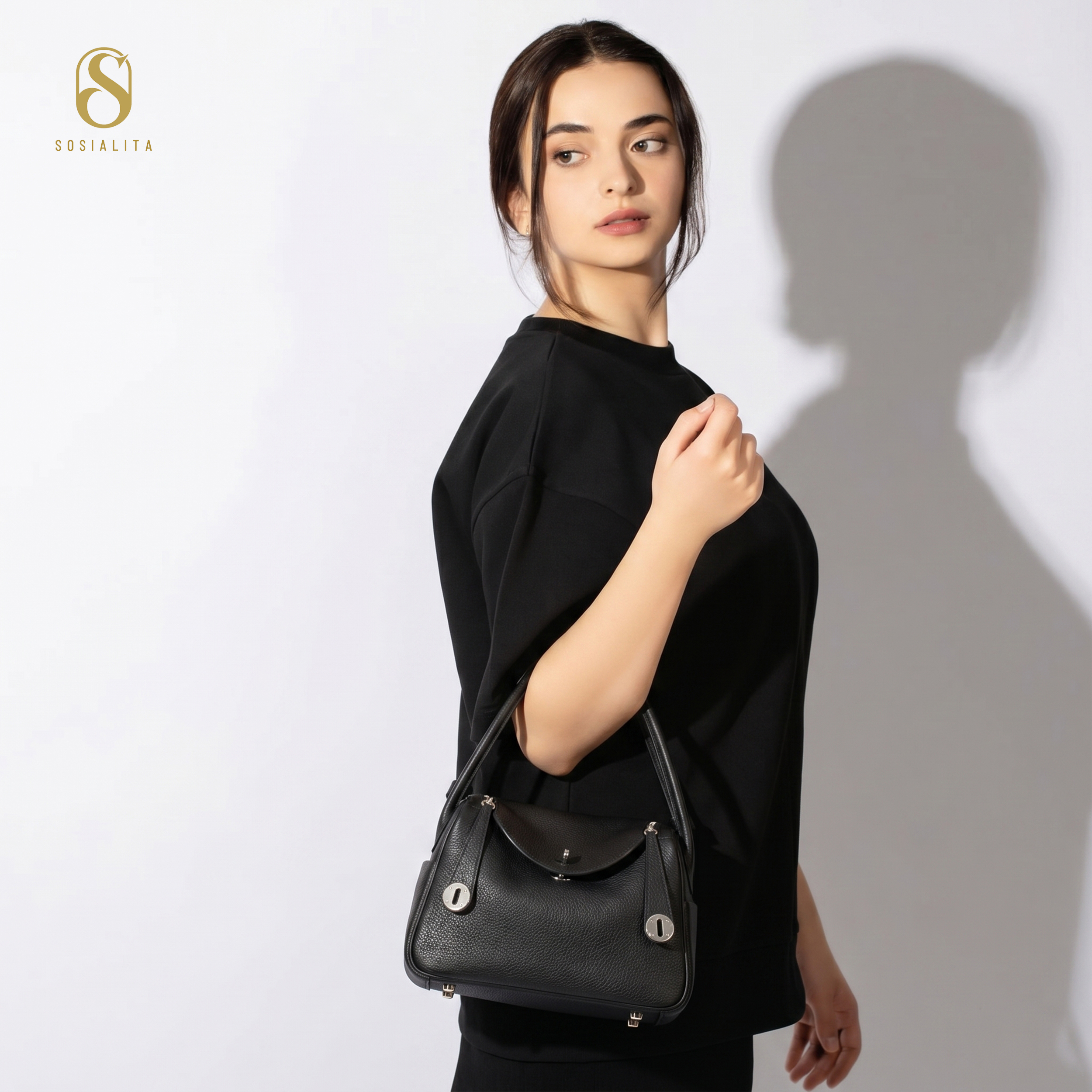 Livora 26 SILVER Hardware Genuine Leather Bag Tas Kulit Asli Tas Wanita Tas Bahu Shoulder Bag