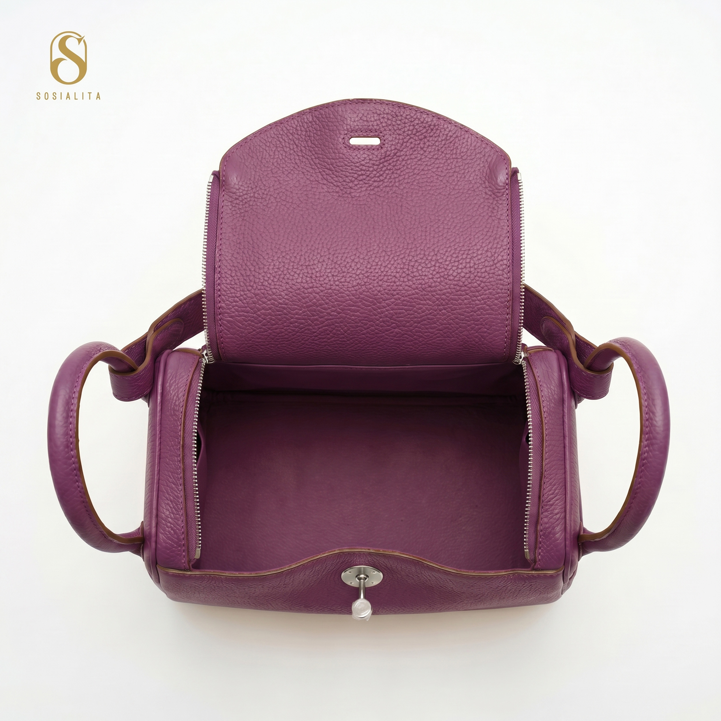 Livora 26 SILVER Hardware Genuine Leather Bag Tas Kulit Asli Tas Wanita Tas Bahu Shoulder Bag