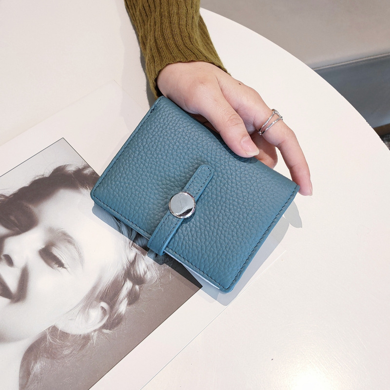 Sosialita Doogun Bifold Medium Genuine Leather Wallet Dompet Kulit Asli Dompet Wanita Dompet Lipat Dompet Kartu