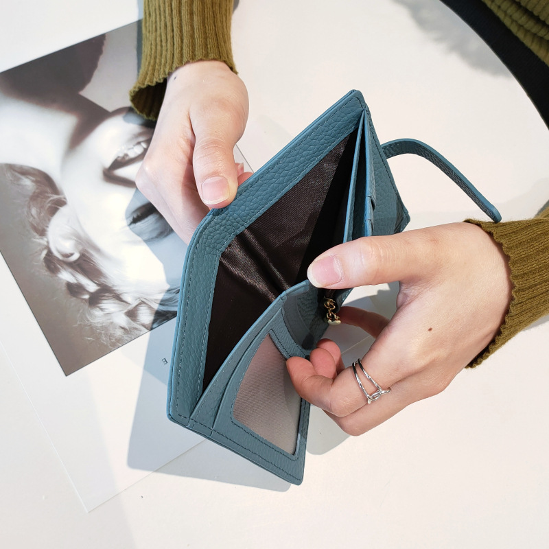 Sosialita Doogun Bifold Medium Genuine Leather Wallet Dompet Kulit Asli Dompet Wanita Dompet Lipat Dompet Kartu