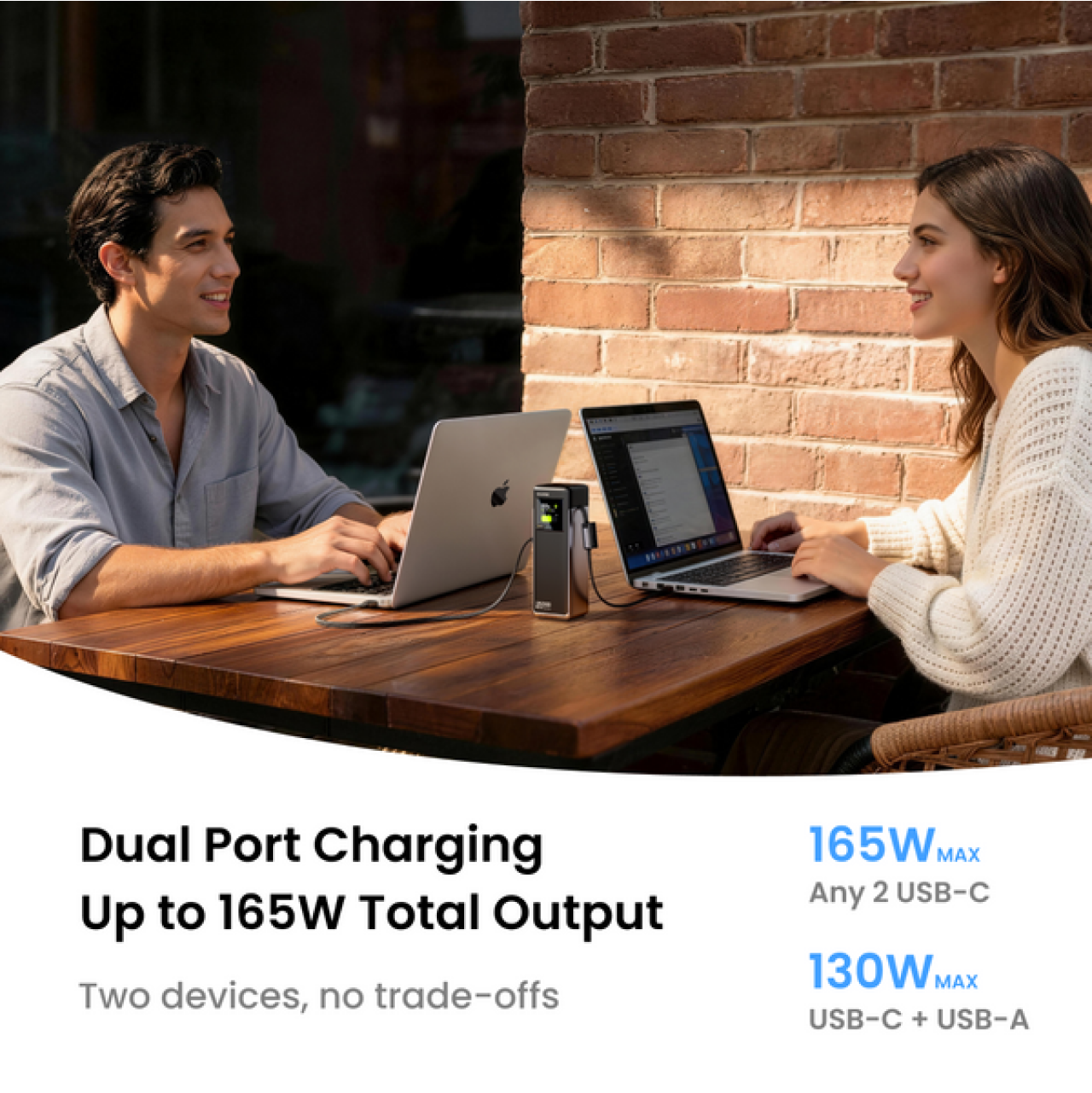Sharge Powerbank X6 Hyper Tower 170W 25000mAh Built In Retractable USB C - White YDD-SG-170-YDCC-BAI