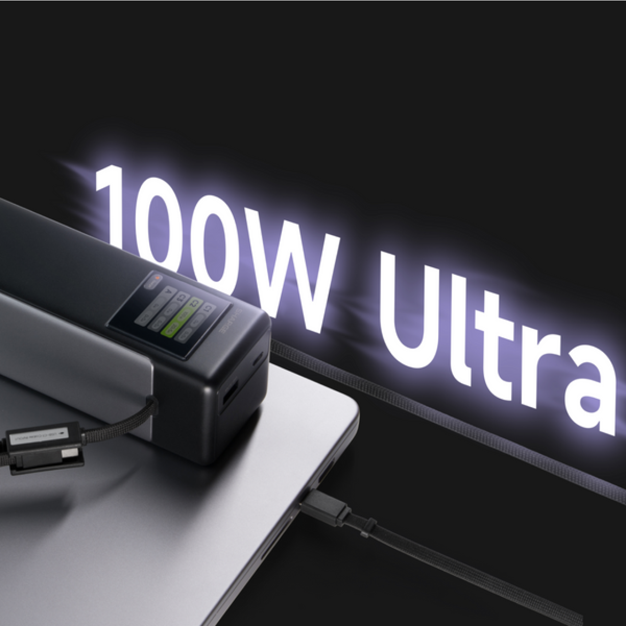Sharge Powerbank X6 Hyper Tower 170W 25000mAh Built In Retractable USB C - White YDD-SG-170-YDCC-BAI