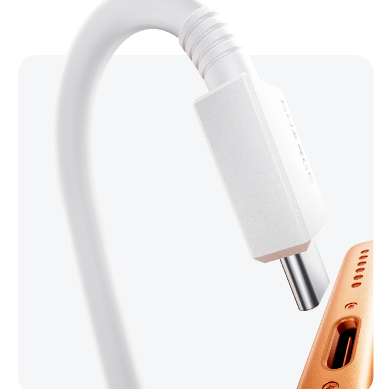 Sharge Kabel Charger USB C to C TPE 240W 1.5m - White CDX-SJ-1.5M240W-KW-BAI