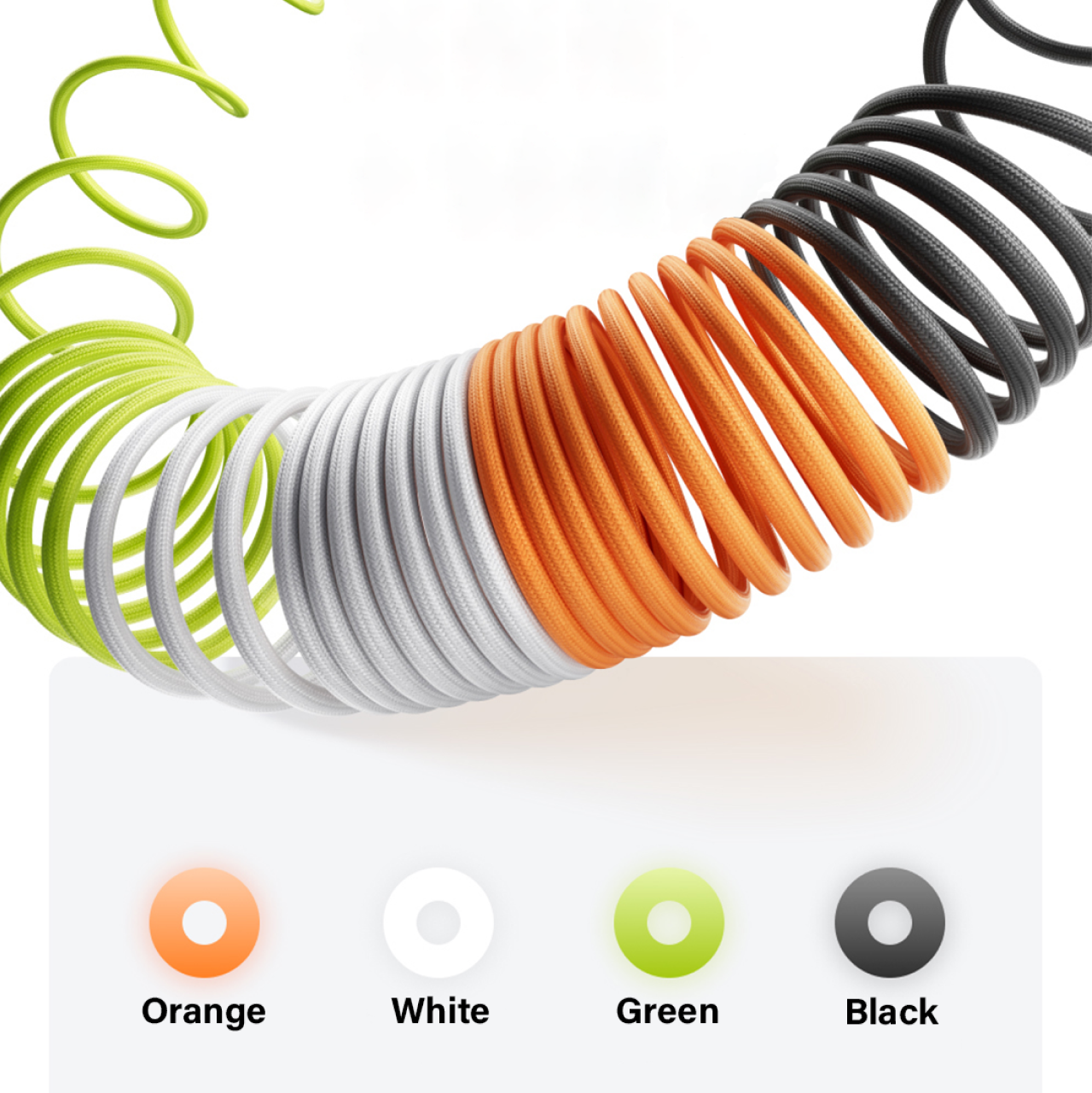 Sharge Kabel Charger Magnetic USB C to C Braided 240W 1.5m - Green CDX-SJ-1.5M240W-CXKW-LV (Online Eksklusif)