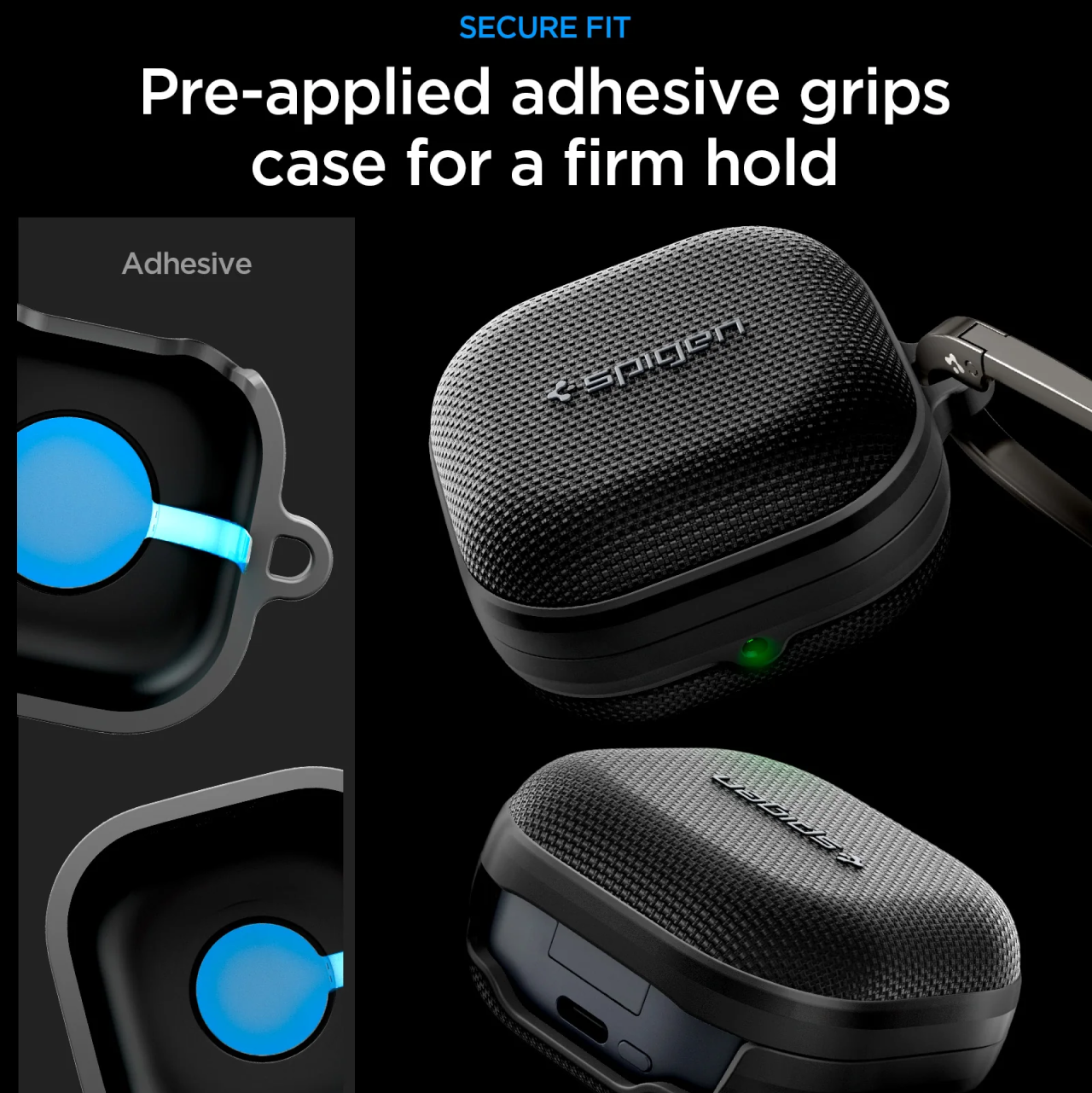 Spigen Galaxy Buds 4 / 4 Pro Case Classic Fit - Black ACS11203
