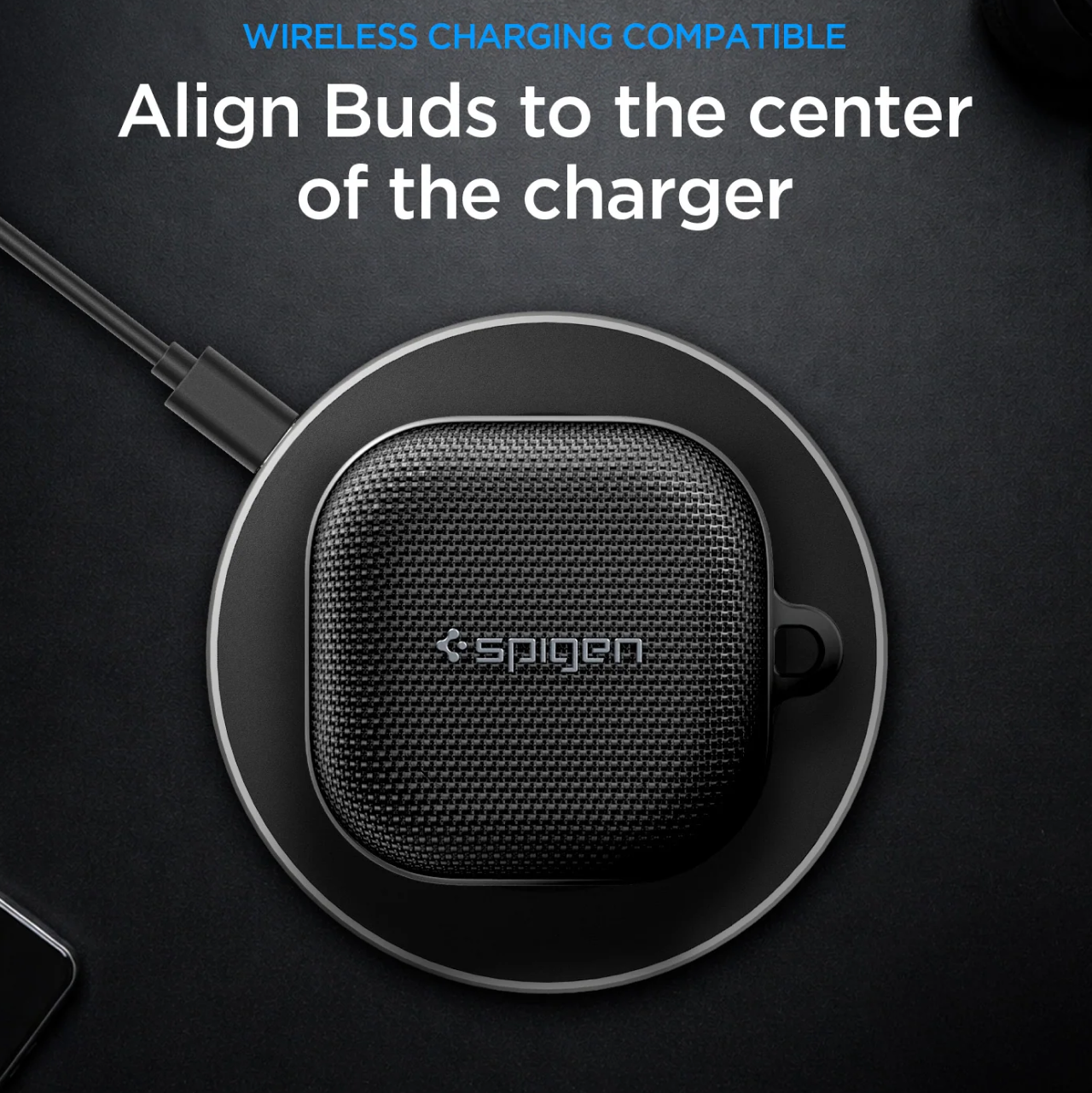 Spigen Galaxy Buds 4 / 4 Pro Case Classic Fit - Black ACS11203