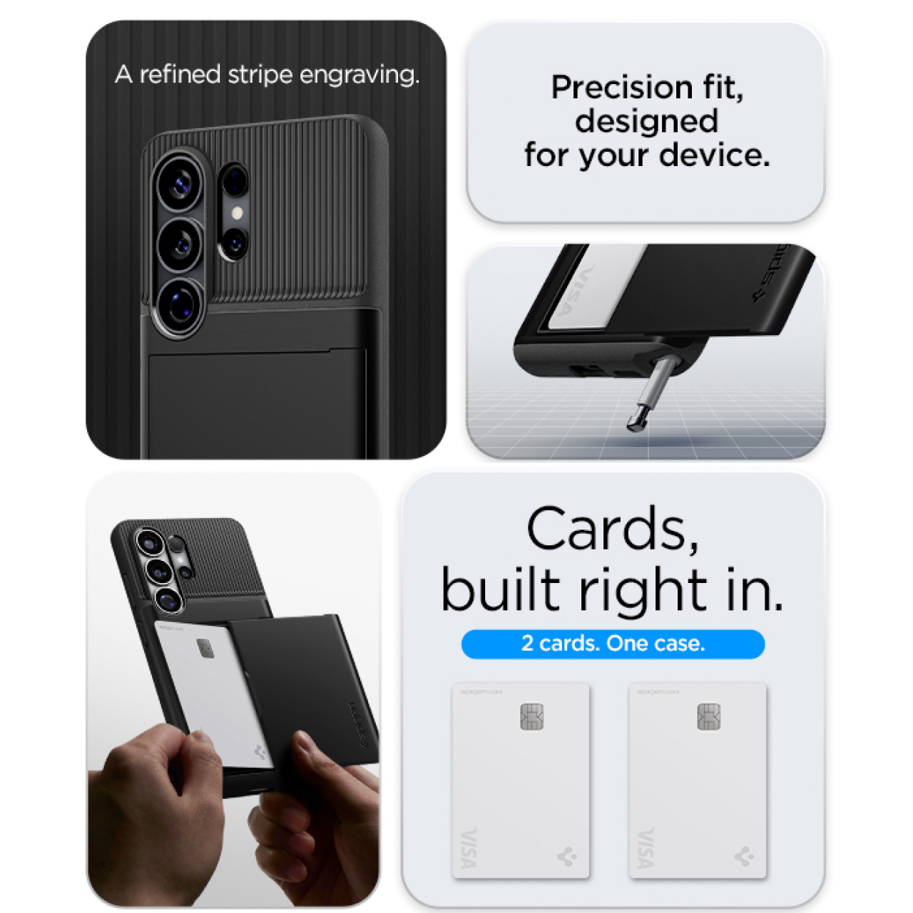 Spigen Galaxy S26 Ultra Case Slim Armor CS - Black ACS11036