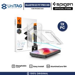 SPIGEN Tempered Glass for iPhone Duo Ultra Foldable Glas tR EZ Fit Pro HD Anti Gores Anti Spy Privacy Clear Transparant Screen Cover