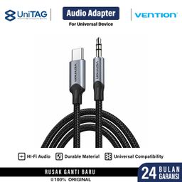 Vention Kabel Audio USB C to Aux 3.5mm for Android Smartphone Tablet Hi-Fi Audio Converter by UniTAG