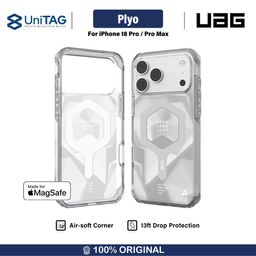 UAG Case for iPhone 18 Pro Max / Pro Plyo Interface Anti Crack Hybrid Clear Rugged Casing by UniTAG