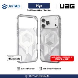 UAG Case for iPhone 18 Pro Max / Pro Plyo Interface Anti Crack Hybrid Clear Rugged Casing by UniTAG