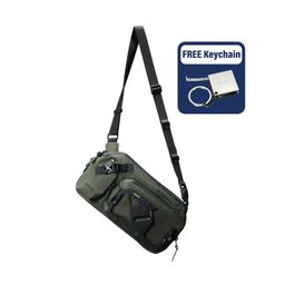 Tas Selempang Bahu Aulumu B01 Urban Transit Gear Sling Bag + Free Keychain