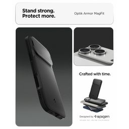 Case For iPhone 17 Air Pro Max Spigen Optik Armor MagFit MagSafe Camera Slide Cover Anti Crack Hybrid Casing