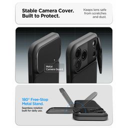 Case For iPhone 17 Air Pro Max Spigen Optik Armor MagFit MagSafe Camera Slide Cover Anti Crack Hybrid Casing