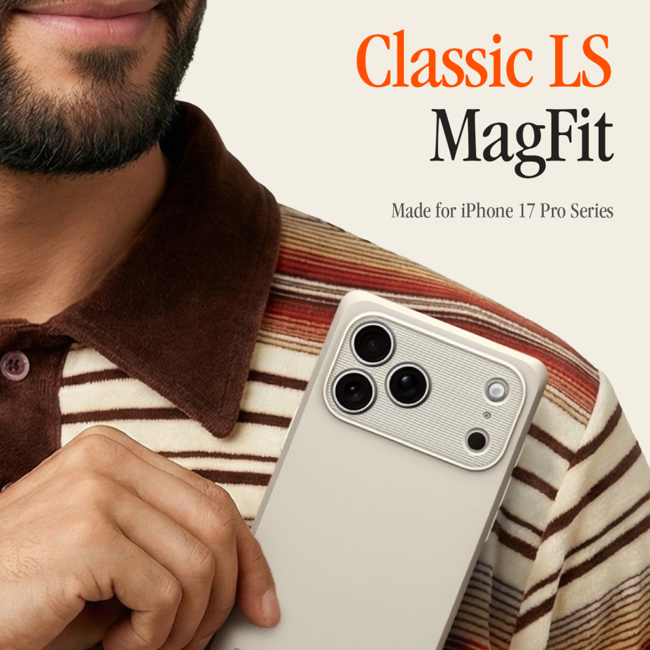 SPIGEN Case for iPhone 17 Pro Max Classic LS Retro Design Magsafe Camera Control Anti Shock Casing