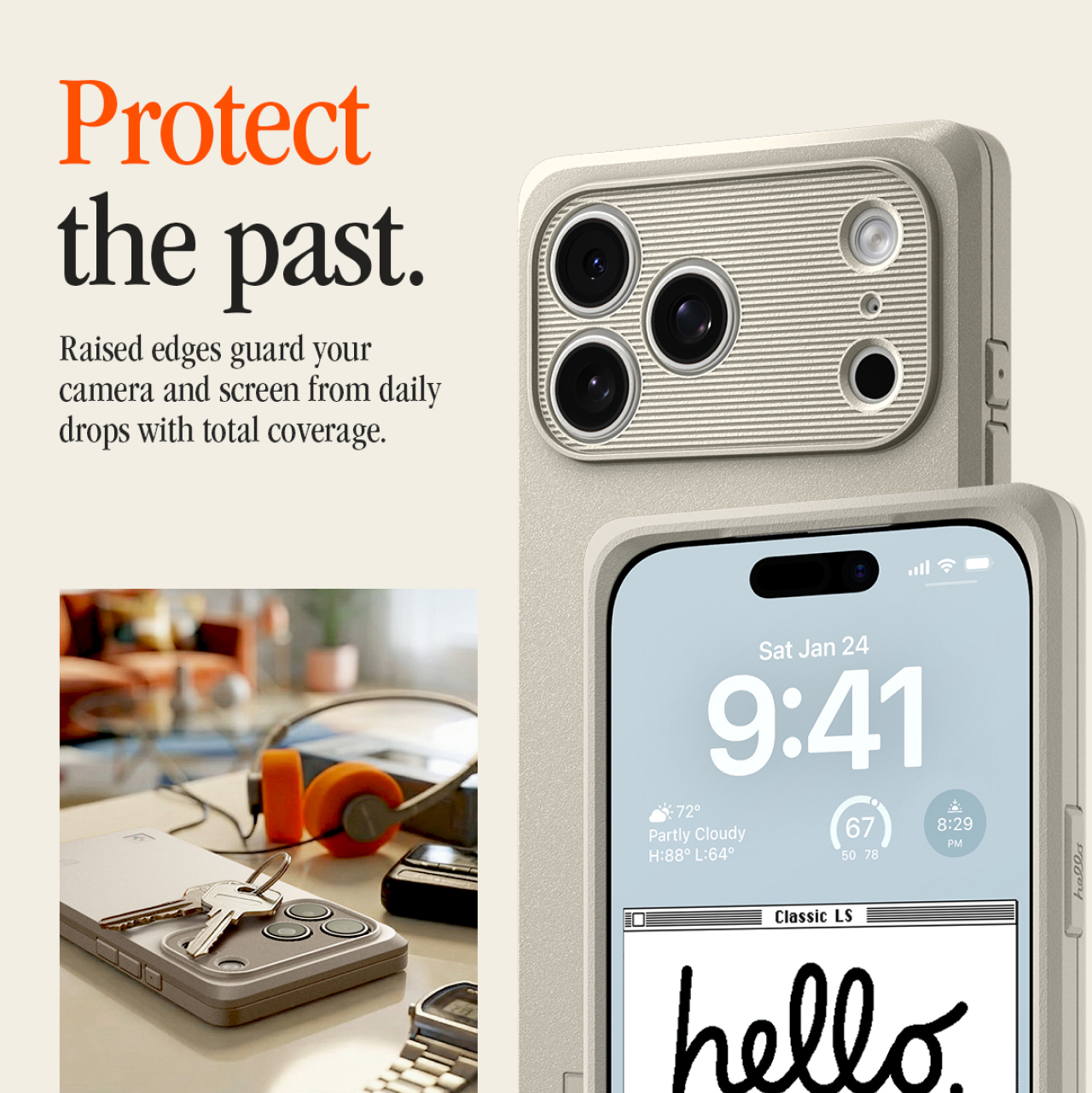 SPIGEN Case for iPhone 17 Pro Max Classic LS Retro Design Magsafe Camera Control Anti Shock Casing