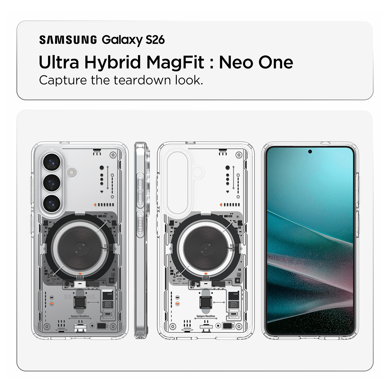 Spigen Galaxy S26 Plus Case Magsafe Ultra Hybrid MagFit - Neo One ACS11212 (Offline SKU)