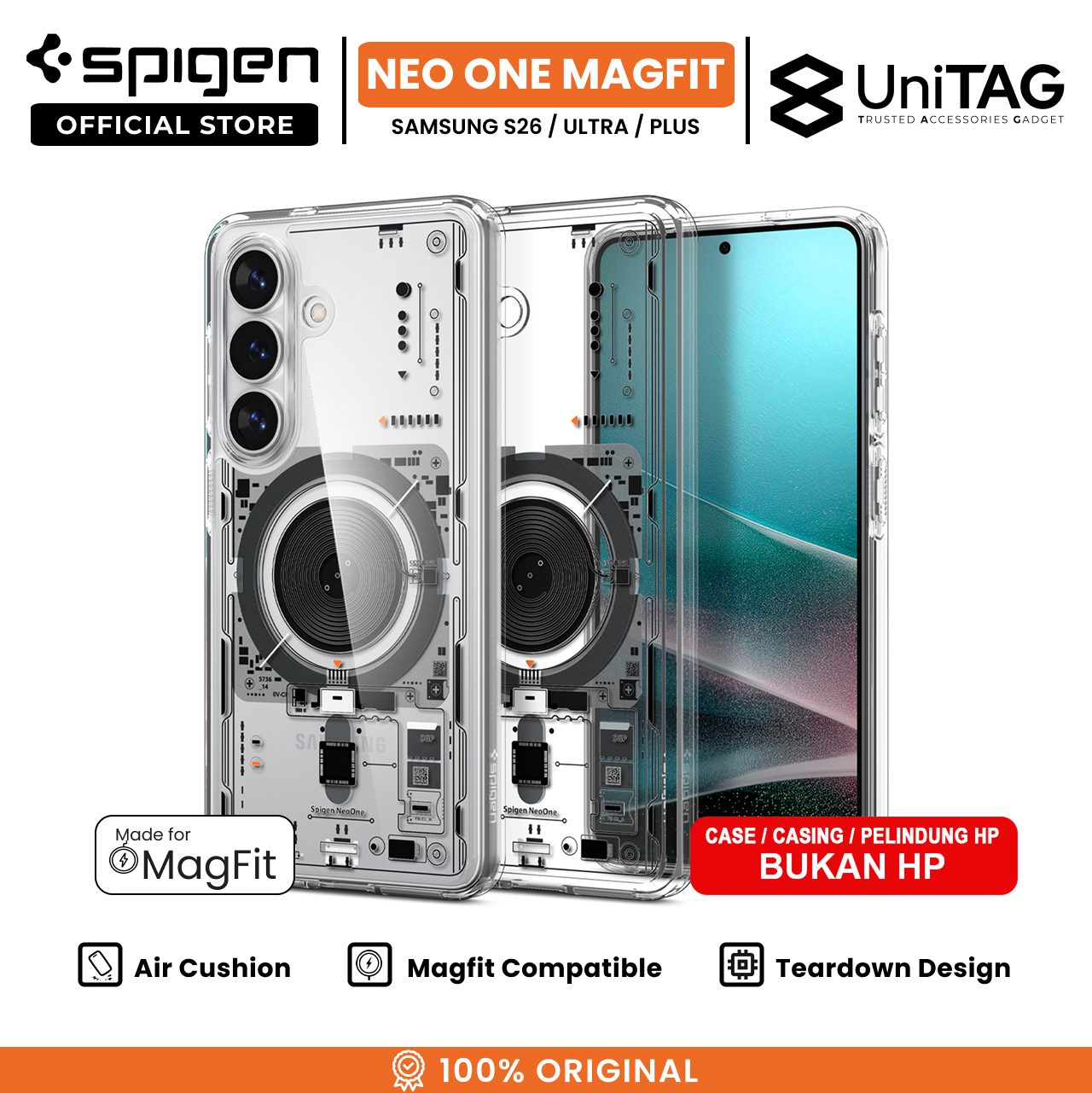Spigen Galaxy S26 Plus Case Magsafe Ultra Hybrid MagFit - Neo One ACS11212 (Offline SKU)